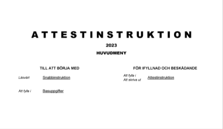 Attestinstruktion