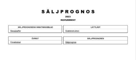 Säljprognos