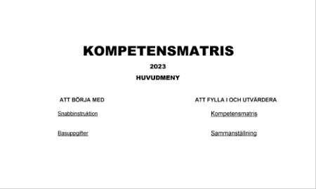 Kompetensmatris