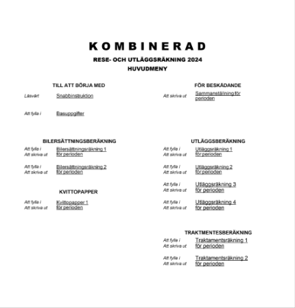 Kombinerad rese- och utläggsräkning 2024